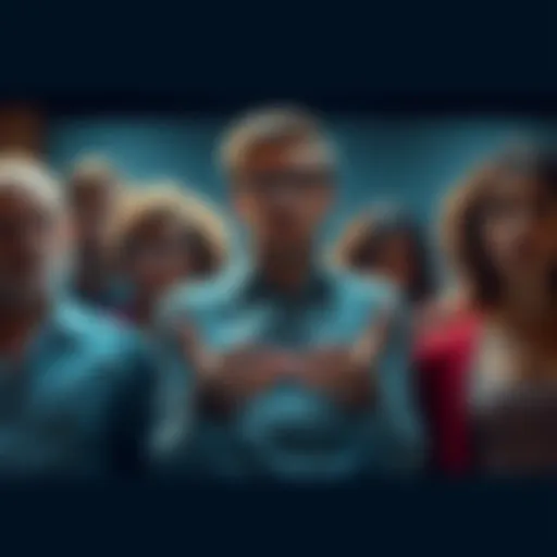 Group of frustrated investors looking at their empty hands after Crowdcube's announcement