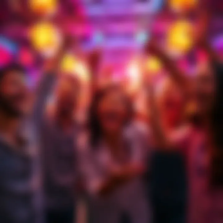 A group of happy investors celebrating as they watch their investments in sub 100 assets increase in value.