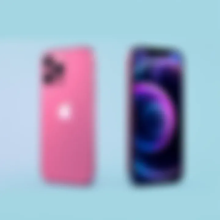 iPhone 17 and iPhone 18 Pro side by side An iPhone 17 with a cracked camera lens next to an iPhone 18 Pro in pristine condition