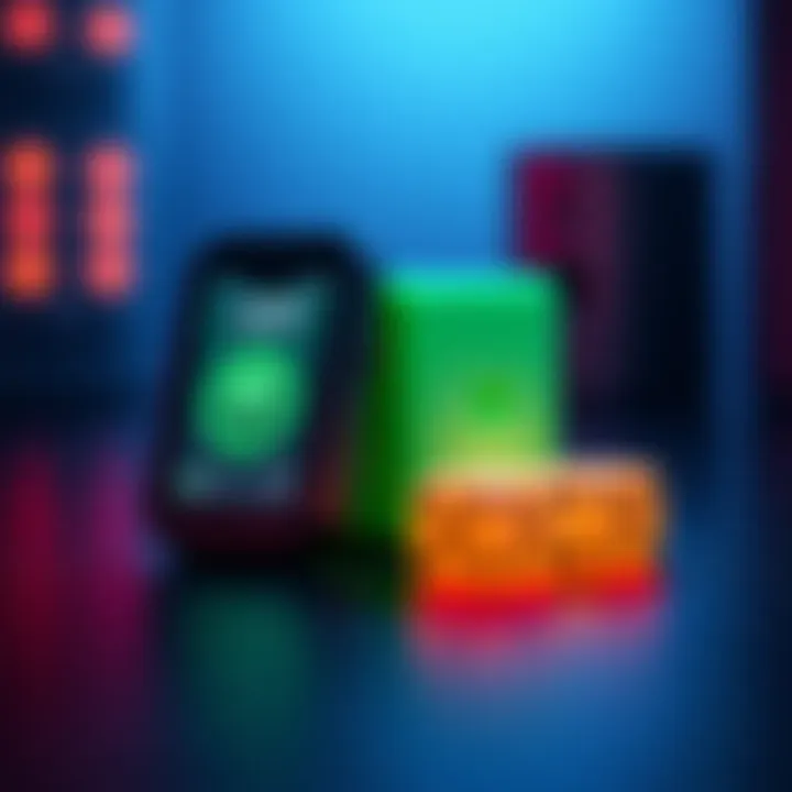 A Jade Plus device next to a set of dice, illustrating the comparison of security and entropy generation methods