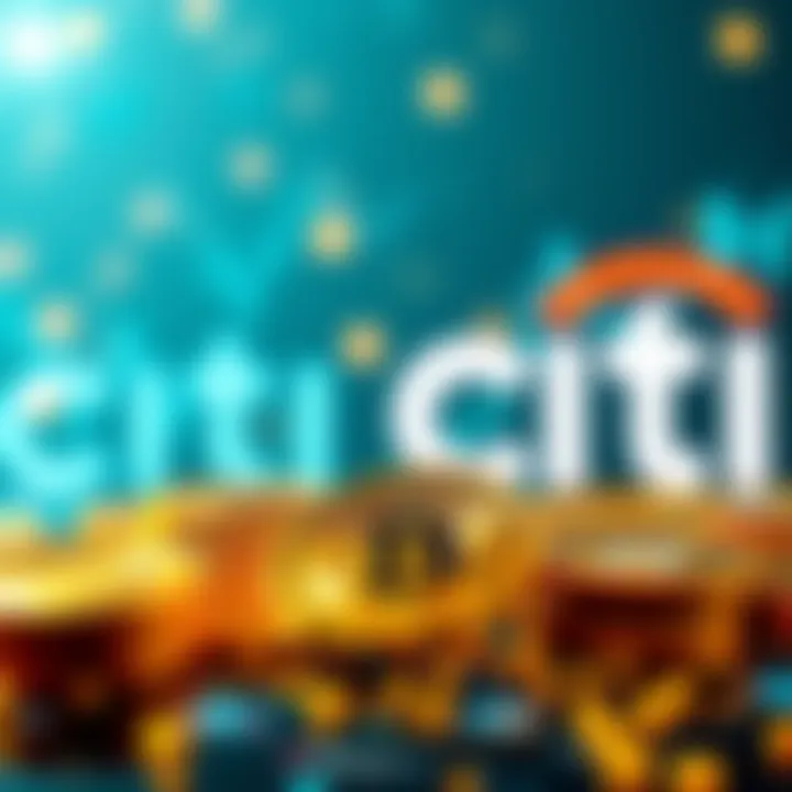 JPMorgan and Citi logos with images of blockchain technology and financial instruments like commercial paper and tokenized shares