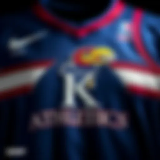 Kansas Athletics jersey featuring XRP cryptocurrency patch