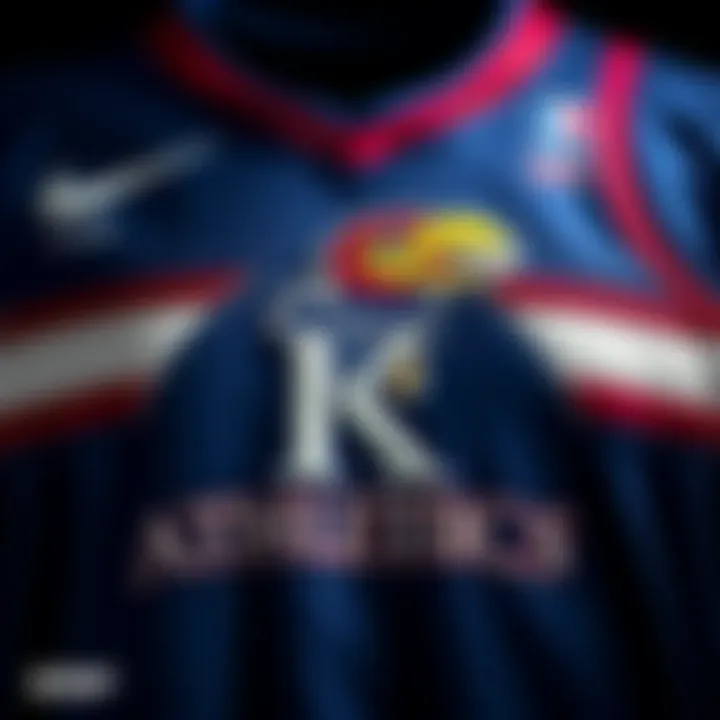 Kansas Athletics Jersey Patch with XRP Kansas Athletics jersey featuring XRP cryptocurrency patch