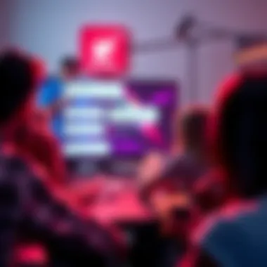 People on social media discussing the hype surrounding Kaspa, with tweets highlighted on screen