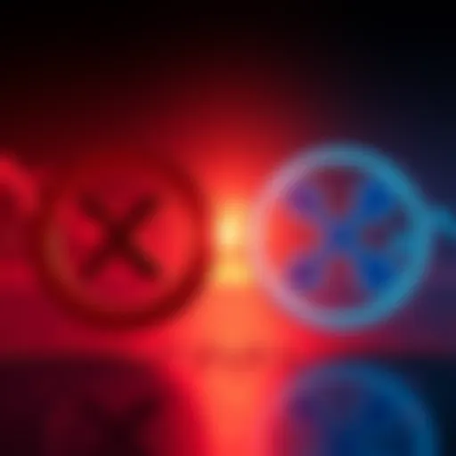 A visual comparison of the Kaspa and XRP symbols, representing a potential rivalry in central bank payment preference.