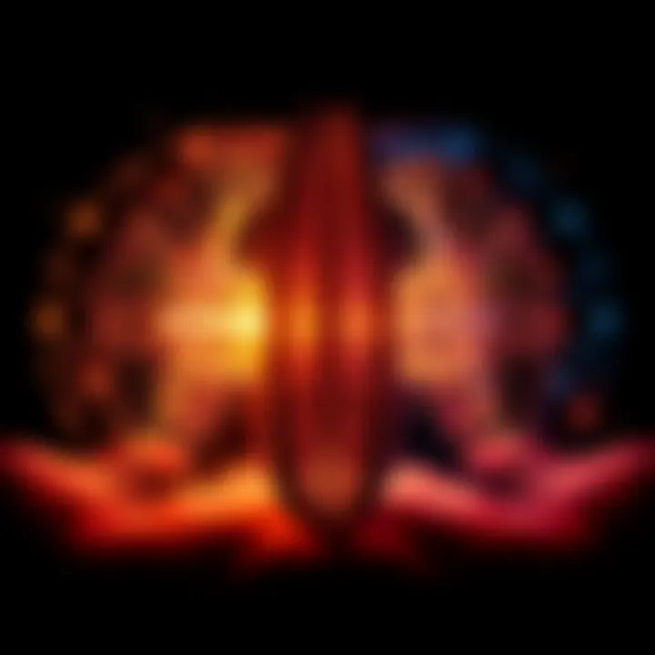 A split image showing two distinct ideas side by side, illustrating their unique features and differences.