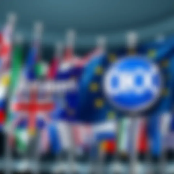 Logos of Kraken and OKX displayed alongside European flags, representing crypto Earn and Staking options for Europeans in 2026.