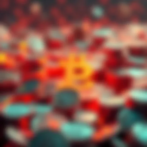 A visual representation of Pi coins being distributed, emphasizing smaller accounts receiving larger payouts during the second migration.