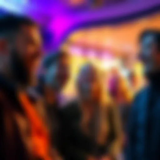 A group of people laughing at ironic situations, showcasing the humor in modern life