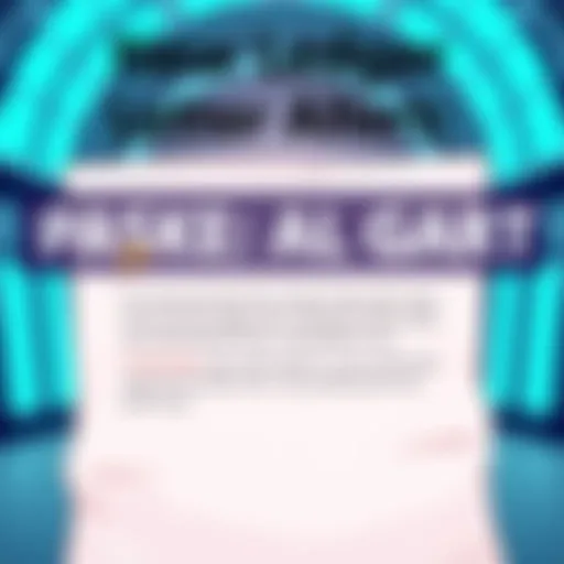 An illustration of a suspicious letter from a company that looks like Ledger, warning about a scam targeting personal information.
