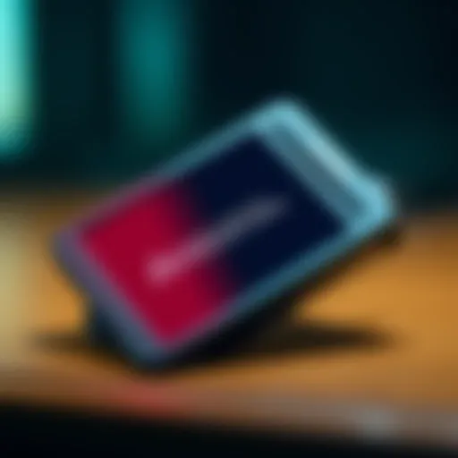 A close-up of a Ledger Nano S hardware wallet showing an error message on the screen while attempting to send cryptocurrency.