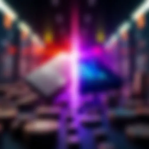 A visual comparing Ledger Nano X cryptocurrency wallet and Interactive Brokers trading platform, highlighting their features and benefits for storing coins.