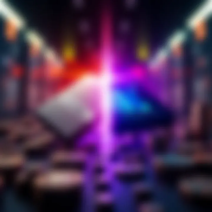 A visual comparing Ledger Nano X cryptocurrency wallet and Interactive Brokers trading platform, highlighting their features and benefits for storing coins.