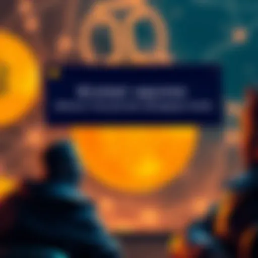A graphic showing a plaintext message from the Liquid exploiter demanding payment from Blockstream, with a Bitcoin symbol in the background and a concerned investor looking on.