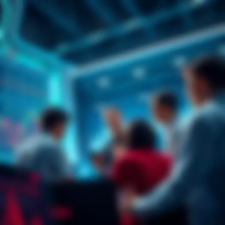Litecoin Trading Discussion A group of people discussing Litecoin trading strategies and market trends.