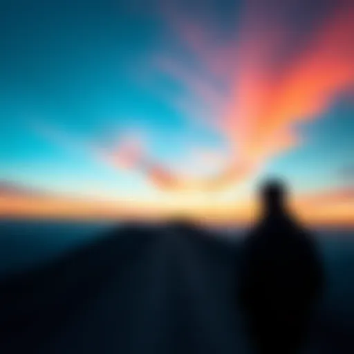 A person looking at a distant horizon, symbolizing hope and patience in investment waiting game.