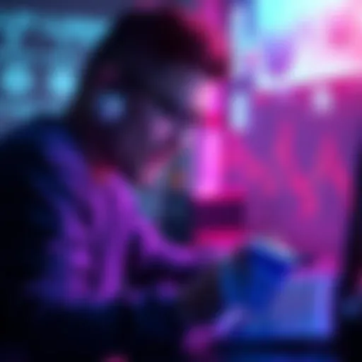 A worried user looking at a digital wallet on a computer screen, concerned about missing USDC funds in Loopring wallet accessed via MetaMask.