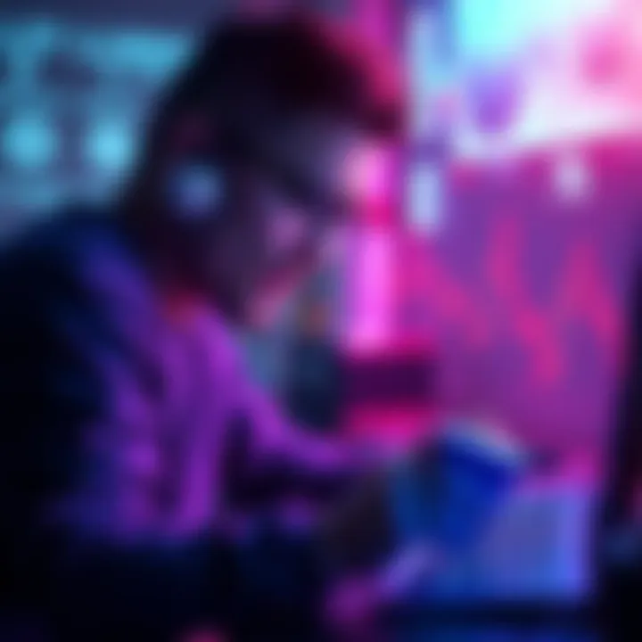 A worried user looking at a digital wallet on a computer screen, concerned about missing USDC funds in Loopring wallet accessed via MetaMask.