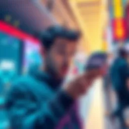 A person looks surprised while checking their mobile app, showing a $10,000 USDC to USDT swap that resulted in $9,800.