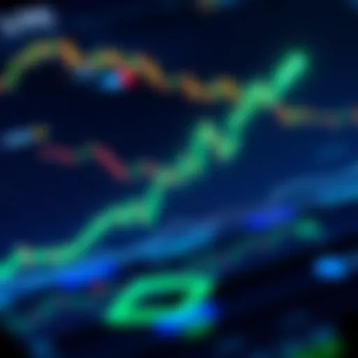 A graph showing the Litecoin price holding above $50, with a green upward trend line indicating stability and potential for growth.