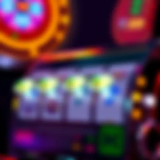 Five shiny diamond symbols lined up on a spinning slot machine after a big win