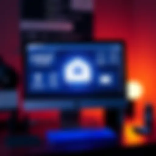 A computer screen displaying the Mail.pi email service interface with email features and security icons