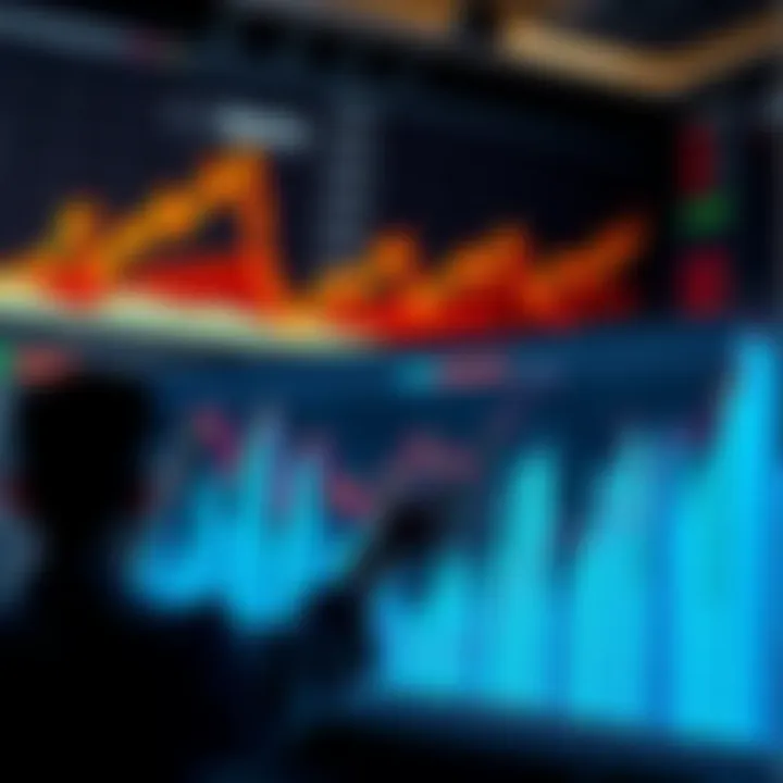 Line graphs and bar charts showing unexpected market trends that leave people in shock.