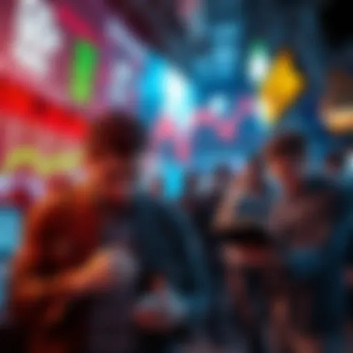 A stock market chart showing a significant drop below 97K with frustrated traders in the background.