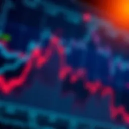 A stock market chart showing sharp rises and falls, representing investor challenges.
