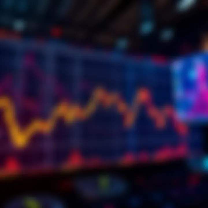 A graph showing a sharp decline in stock prices, illustrating a market plunge