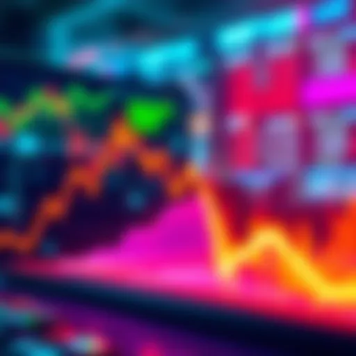 A graphic showing a downward trend in prices followed by an upward rise, symbolizing market fluctuations.