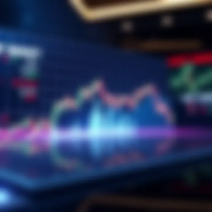 Graph showing market trends with downward projections, symbolizing investor sentiment around October low predictions.