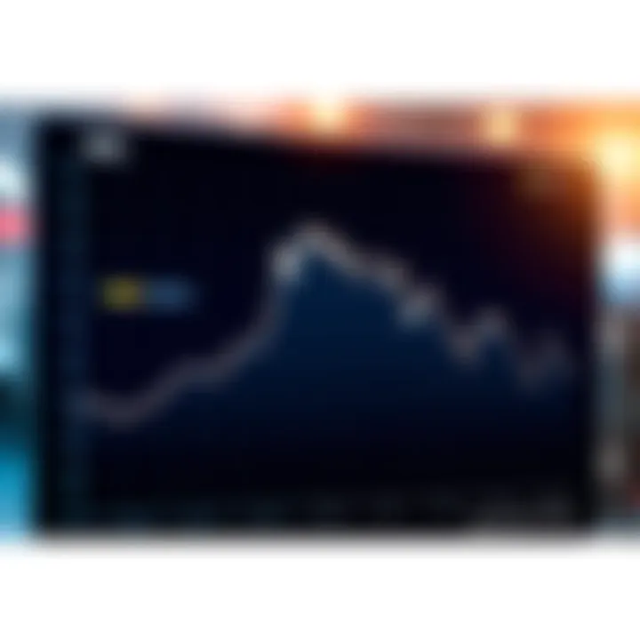 Graph showing MC value drop A line graph depicting the recent decline in MC value with notable points indicating Bonzo news events