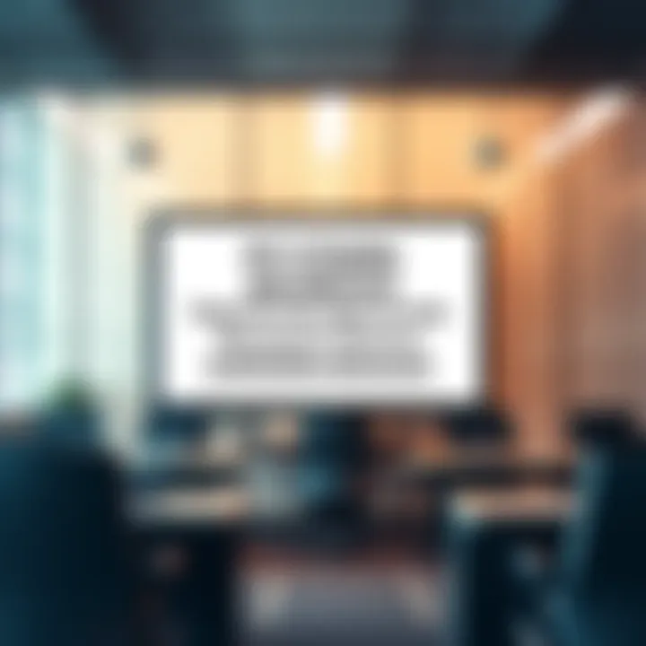 A bold statement displayed in an office setting directed at Citadel Securities employees, surrounded by finance-related graphics.