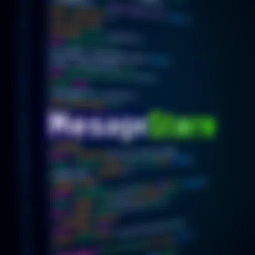 A visual representation of the MessageStore contract with a simple function set(string) highlighted, showcasing early Ethereum development.