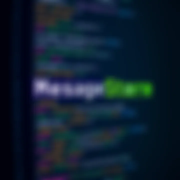 A visual representation of the MessageStore contract with a simple function set(string) highlighted, showcasing early Ethereum development.