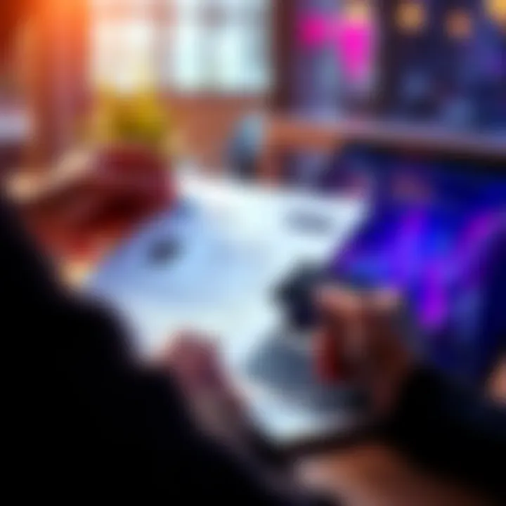 A person reviewing a document with a credit card and a laptop showing the Metal Plan details.