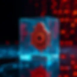 A representation showing 5TB of data encoded in a glass medium, symbolizing long-lasting data storage of 10,000 years.