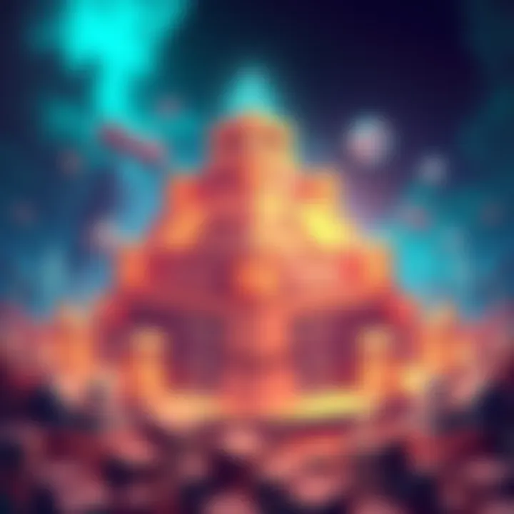 Illustration showing a pyramid structure symbolizing Microstrategy's new strategy approach in 2026.