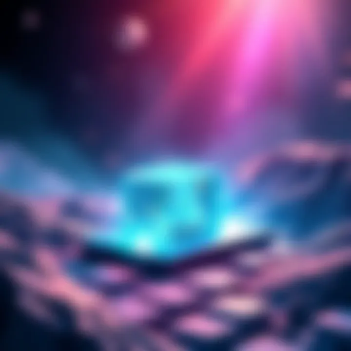 Mithril Milestone on Solana Illustration of Mithril client successfully producing its first block on Solana, showcasing efficient blockchain technology in action