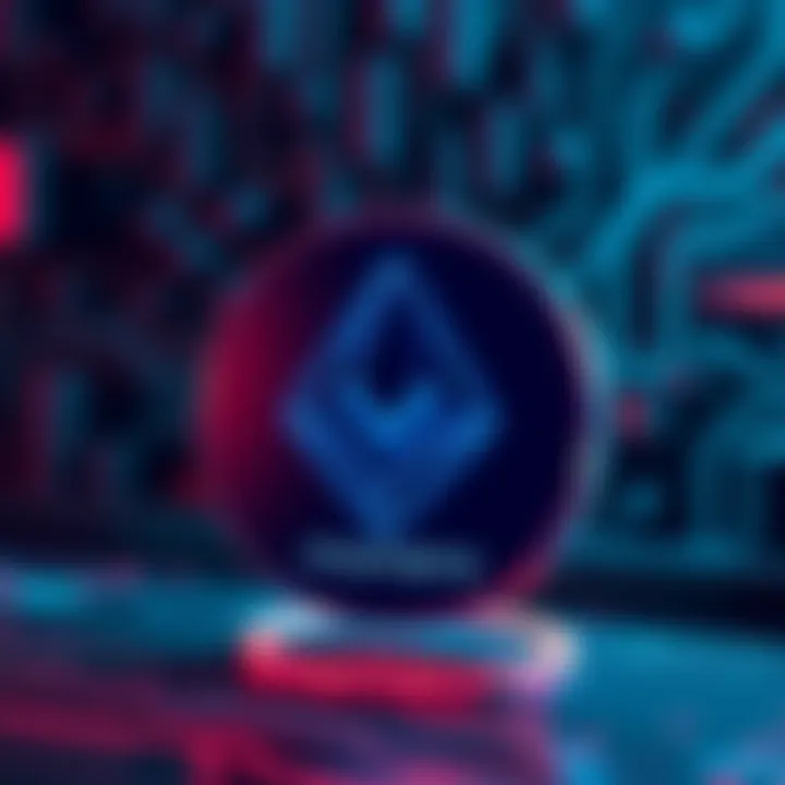 A digital representation of Monero with a shield symbol, highlighting privacy in transactions, against a backdrop of a dark web theme.