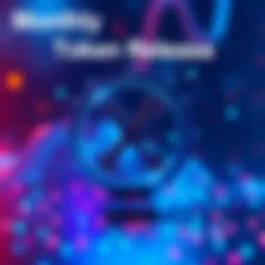 Visual representation of 1 billion XRP tokens being released with 70% getting relocked, showing stability in price fluctuations.