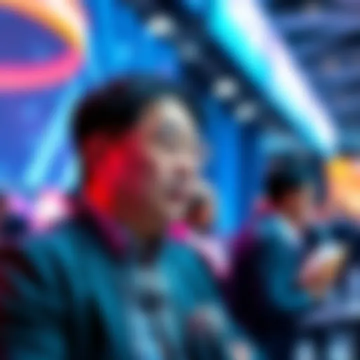 Nenter Chow speaking at the Global Blockchain Show about the future of cryptocurrency exchanges