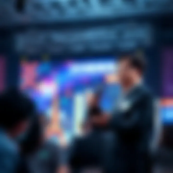 BitMart CEO Nenter Chow presenting on blockchain and Web3 innovations at a stage in Tokyo.