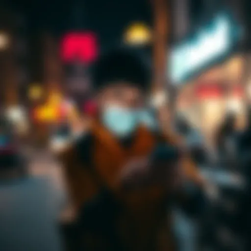 A new Dasher looks stressed while managing orders on a smartphone during a nighttime delivery shift.