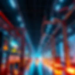 A modern energy system showcasing innovative technology for power management.