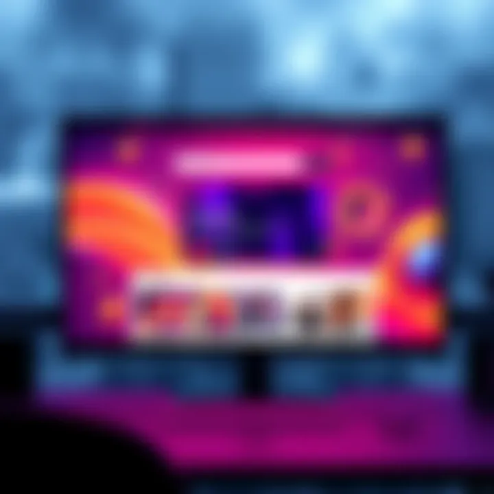 A screenshot of the new home page showing a visually appealing layout with easy navigation and multiple entry points.