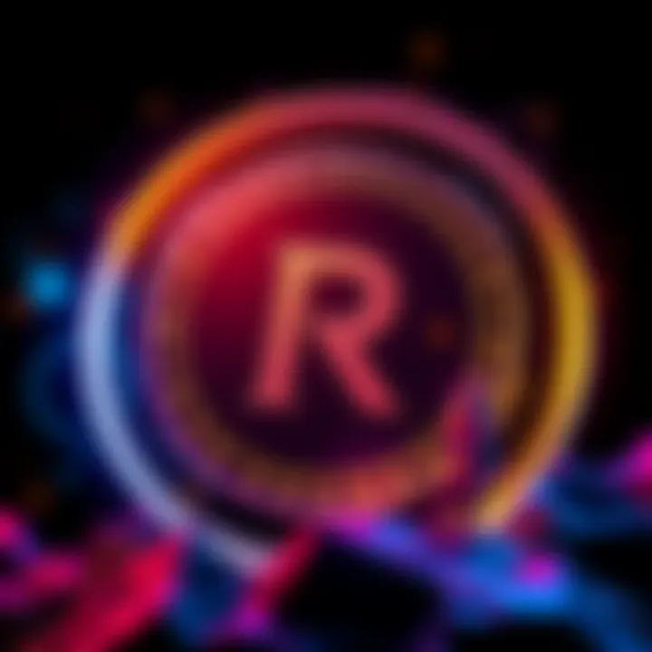 A graphic showing a new token symbol with the Robinhood Chain logo, emphasizing rewards for MOON holders.