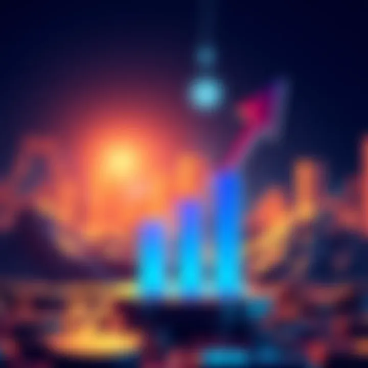 A graphic showing a new trading exchange logo with a rising arrow symbolizing growth and opportunity