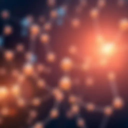 Illustration showing several nodes connected in a network with a focus on security and consensus enforcement in cryptocurrency, highlighting their importance in managing transactions.